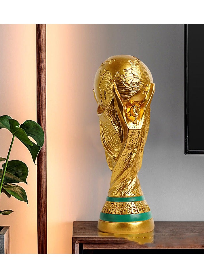 FIFA World Cup trophy Football Trophy Champion Gold Trophy World Cup Fans Football Competition Height 36cm  - Image 4