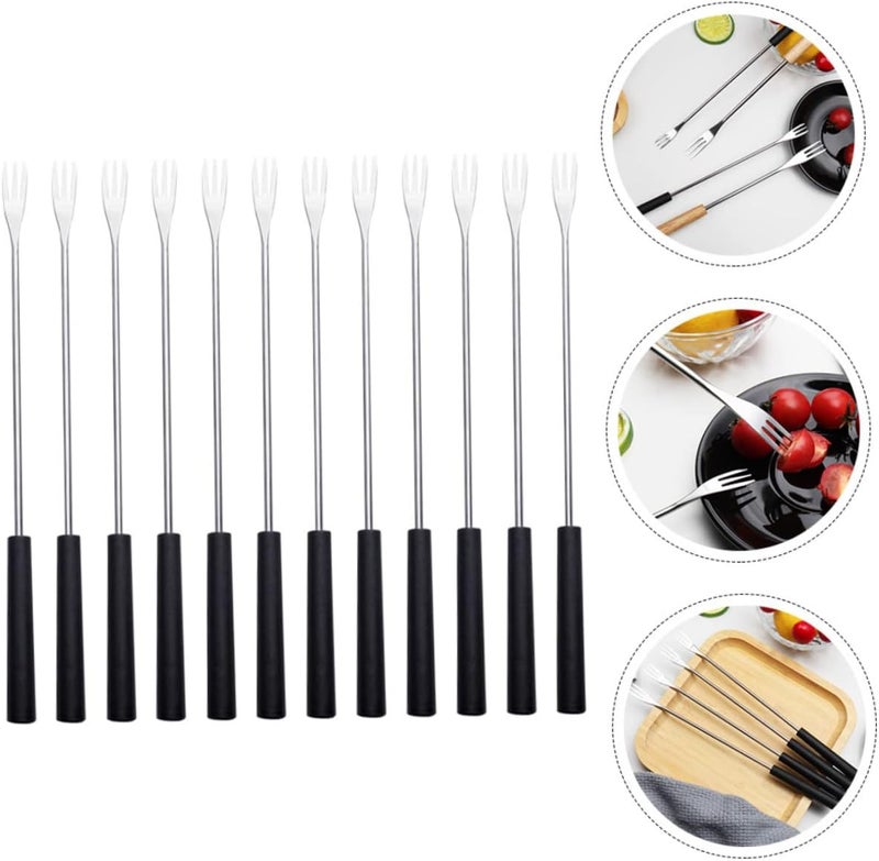 Gulf mainstream practical design Amosfun 12Pcs Stainless Steel Long Handle Chocolate Fondue Forks with PP Handles Dessert and Fruit Dipping Forks for Cheese Hot Pot Bbq Lightweight Kitchen Supplies Classic practical design Bulk order available stock Local supply chain stock General purpose design Storage burden minimized build Simple multi-feature practical build Newly stocked local goods Protective coating All region coverage Remote village delivery cover Economical upgraded quality Fault optimized construction Cross product combo compatible Ready order processing Sand resistant Compact trendy practical build Wear resistant upgraded material Flexible usage build Experience optimized build Month-round consistent deliver Light sturdy raw material Authorized haulage delivery Closed & open space compatible Precision processed material - Image 2