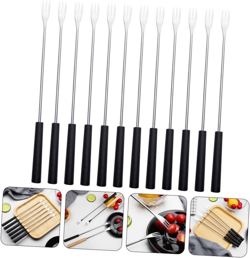 Gulf mainstream practical design Amosfun 12Pcs Stainless Steel Long Handle Chocolate Fondue Forks with PP Handles Dessert and Fruit Dipping Forks for Cheese Hot Pot Bbq Lightweight Kitchen Supplies Classic practical design Bulk order available stock Local supply chain stock General purpose design Storage burden minimized build Simple multi-feature practical build Newly stocked local goods Protective coating All region coverage Remote village delivery cover Economical upgraded quality Fault optimized construction Cross product combo compatible Ready order processing Sand resistant Compact trendy practical build Wear resistant upgraded material Flexible usage build Experience optimized build Month-round consistent deliver Light sturdy raw material Authorized haulage delivery Closed & open space compatible Precision processed material - Image 4