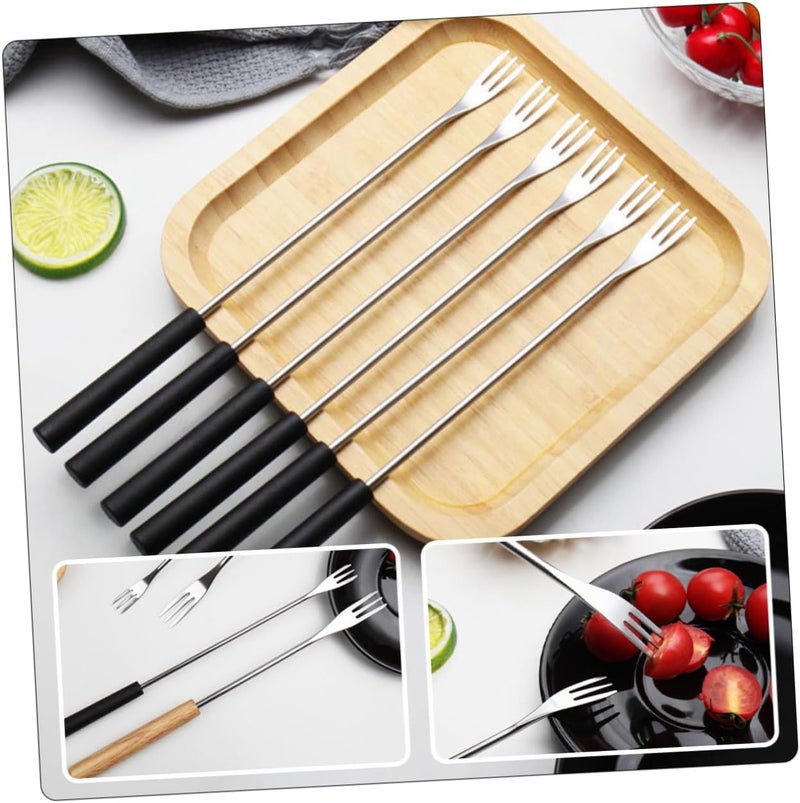 Gulf mainstream practical design Amosfun 12Pcs Stainless Steel Long Handle Chocolate Fondue Forks with PP Handles Dessert and Fruit Dipping Forks for Cheese Hot Pot Bbq Lightweight Kitchen Supplies Classic practical design Bulk order available stock Local supply chain stock General purpose design Storage burden minimized build Simple multi-feature practical build Newly stocked local goods Protective coating All region coverage Remote village delivery cover Economical upgraded quality Fault optimized construction Cross product combo compatible Ready order processing Sand resistant Compact trendy practical build Wear resistant upgraded material Flexible usage build Experience optimized build Month-round consistent deliver Light sturdy raw material Authorized haulage delivery Closed & open space compatible Precision processed material - Image 5