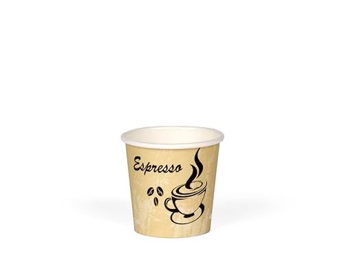 Smygoods Disposable Coffee Cups, To Go Paper Hot Cups, Classic Design (4 OZ, 100 Count) For Hot Beverages, Coffee, Tea, Espresso, Cocoa - Vasos Para Cafe - Image 2