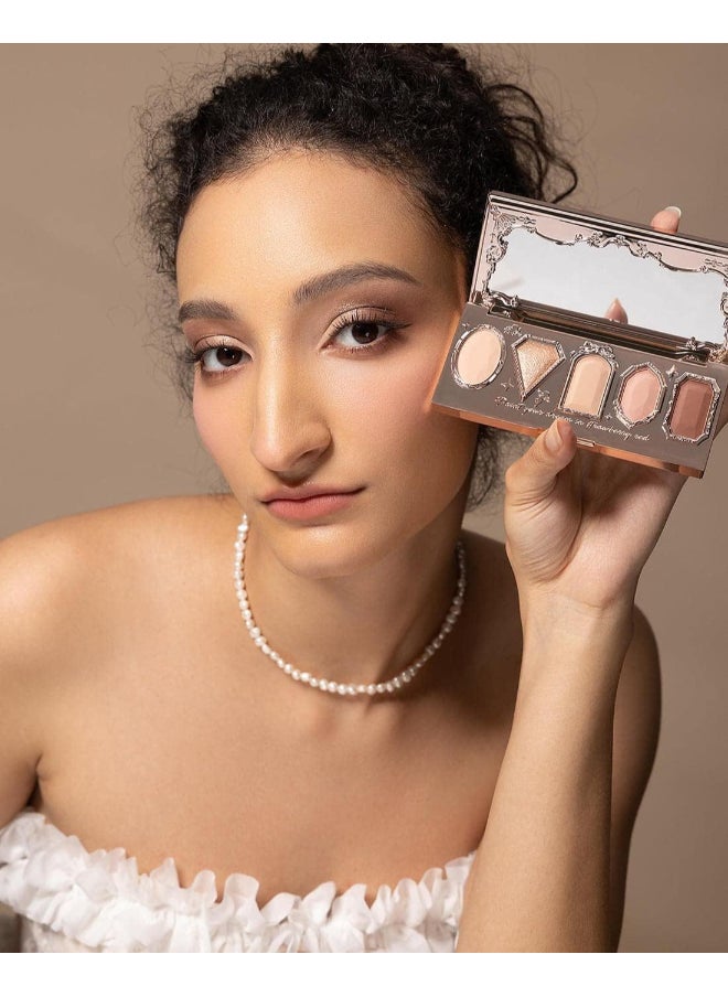 Flower Knows Strawberry Rococo Series Five-Color Eyeshadow Palette For Bold Shimmer Looks  - Image 5