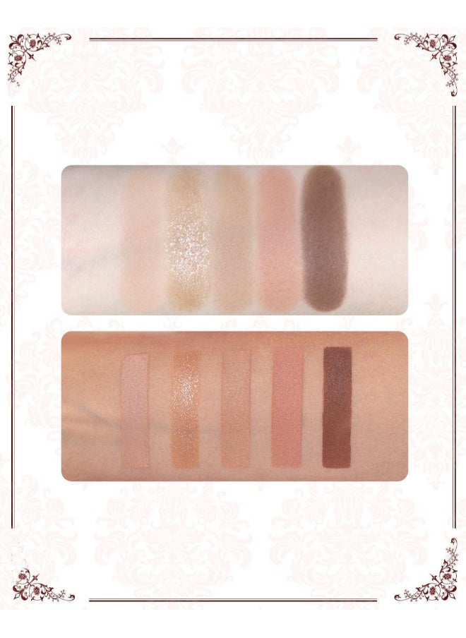 Flower Knows Strawberry Rococo Series Five-Color Eyeshadow Palette For Bold Shimmer Looks  - Image 3