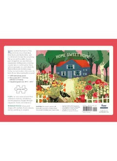 Home Sweet Home 1,000-Piece Puzzle: (Flow) for Adults Families Picture Quote Mindfulness Game Gift Jigsaw 26 3/8” x 18 7/8”  - Image 1
