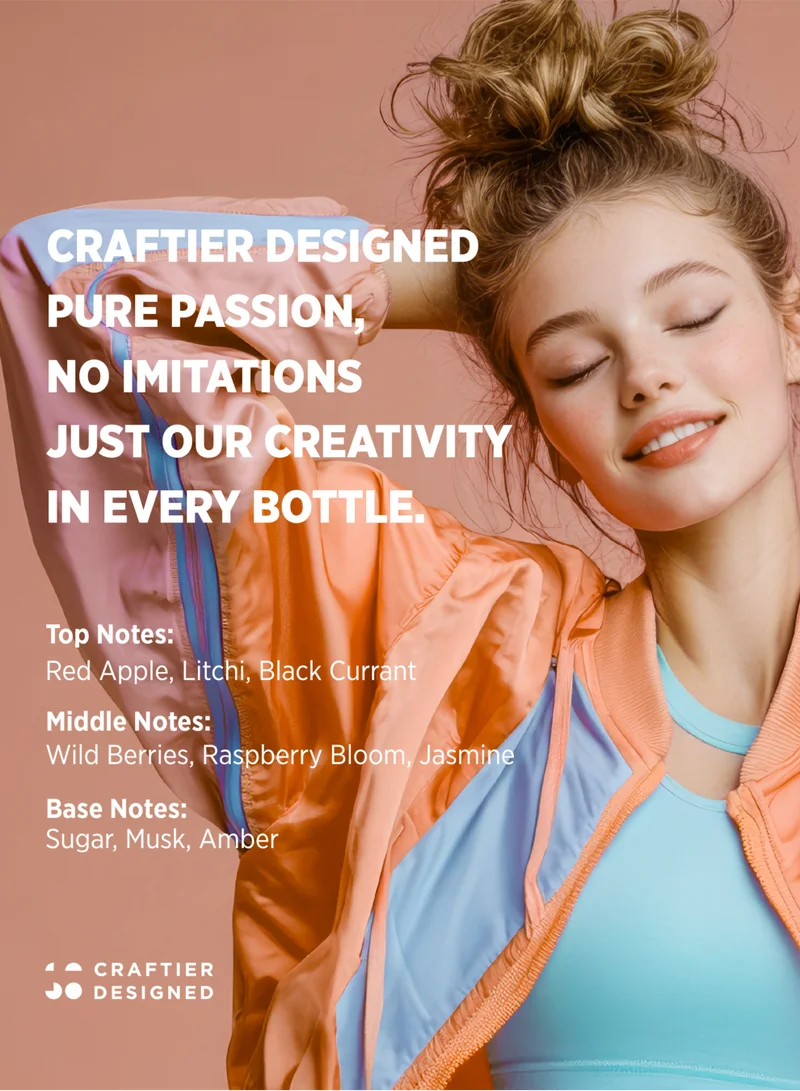 Craftier Perfume Morning Soothing Casual Craftier Designed MORNING SOOTHING CASUAL Eau De Parfum For Women - 50ml, Long Lasting Fruity Fresh Perfume, Longevity Upto 24 Hours, Premium Women's Fragrance For Summer for Men | Best Price UAE