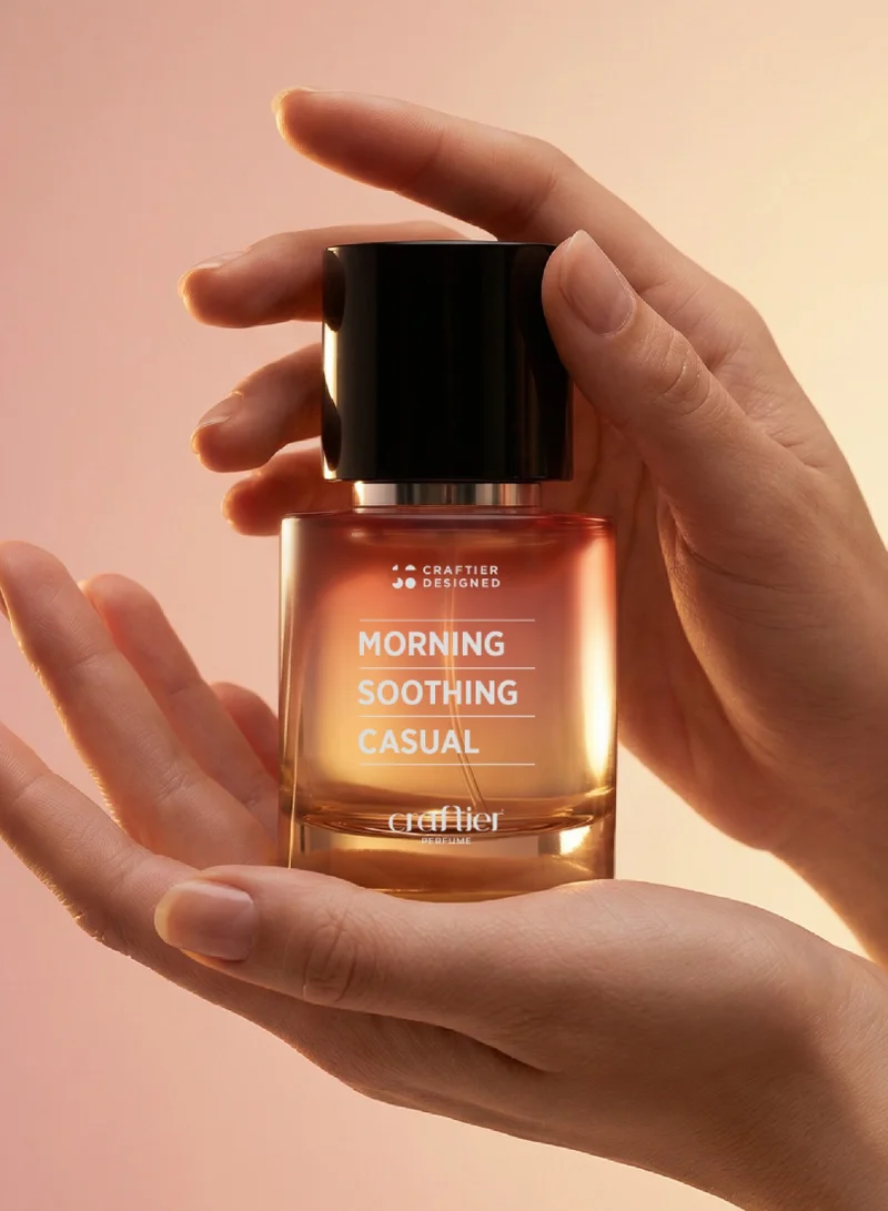 Craftier Perfume Morning Soothing Casual Craftier Designed MORNING SOOTHING CASUAL Eau De Parfum For Women - 50ml, Long Lasting Fruity Fresh Perfume, Longevity Upto 24 Hours, Premium Women's Fragrance For Summer for Men | Best Price UAE
