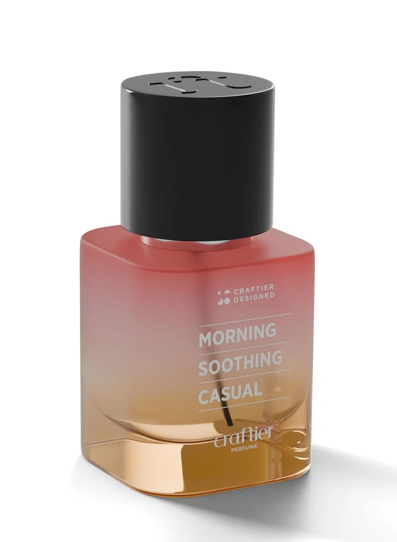 Craftier Perfume Morning Soothing Casual Craftier Designed MORNING SOOTHING CASUAL Eau De Parfum For Women - 50ml, Long Lasting Fruity Fresh Perfume, Longevity Upto 24 Hours, Premium Women's Fragrance For Summer for Men | Best Price UAE