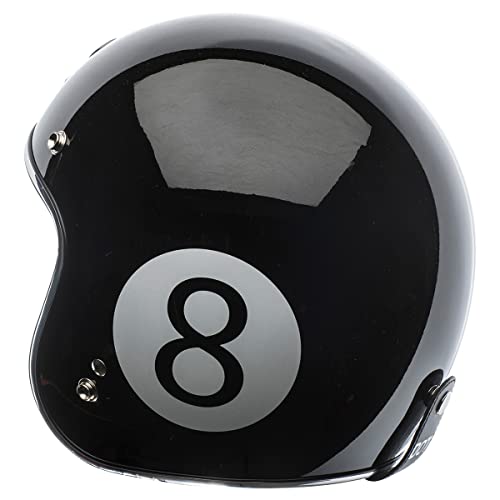 TORC (T50 Route 66) 3/4 Helmet with Baller Graphic (Black, X-Small) - Image 2