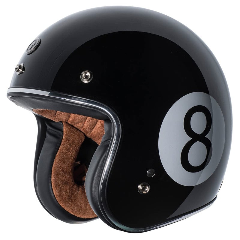 TORC (T50 Route 66) 3/4 Helmet with Baller Graphic (Black, X-Small) - Image 5