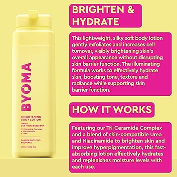 BYOMA BODY Brightening Body Lotion 400ml - Image 4