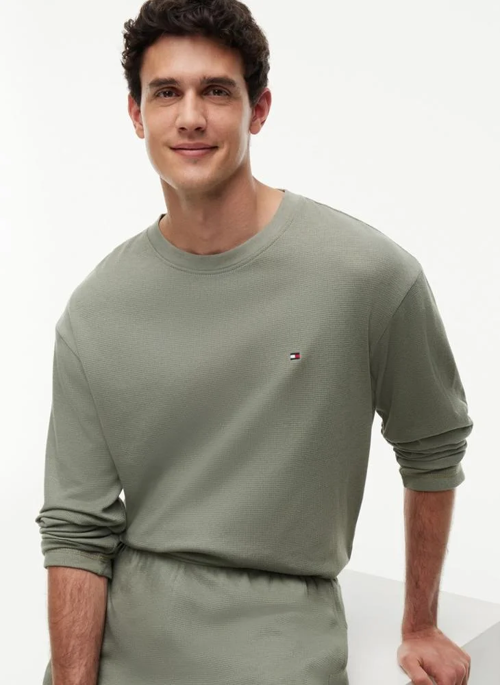 Tommy Hilfiger  TH Original Waffle Knit Pyjama Set for Men | Best Price UAE