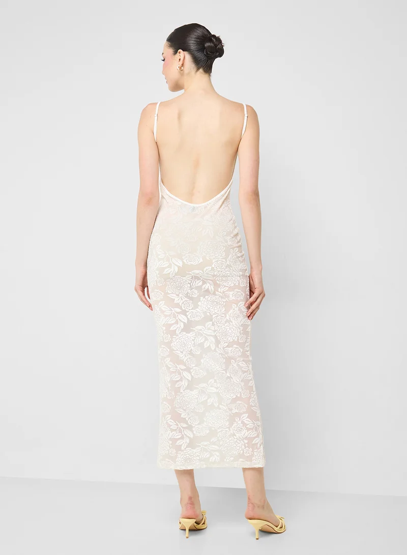 جينجر Cami Lace Slip Dress