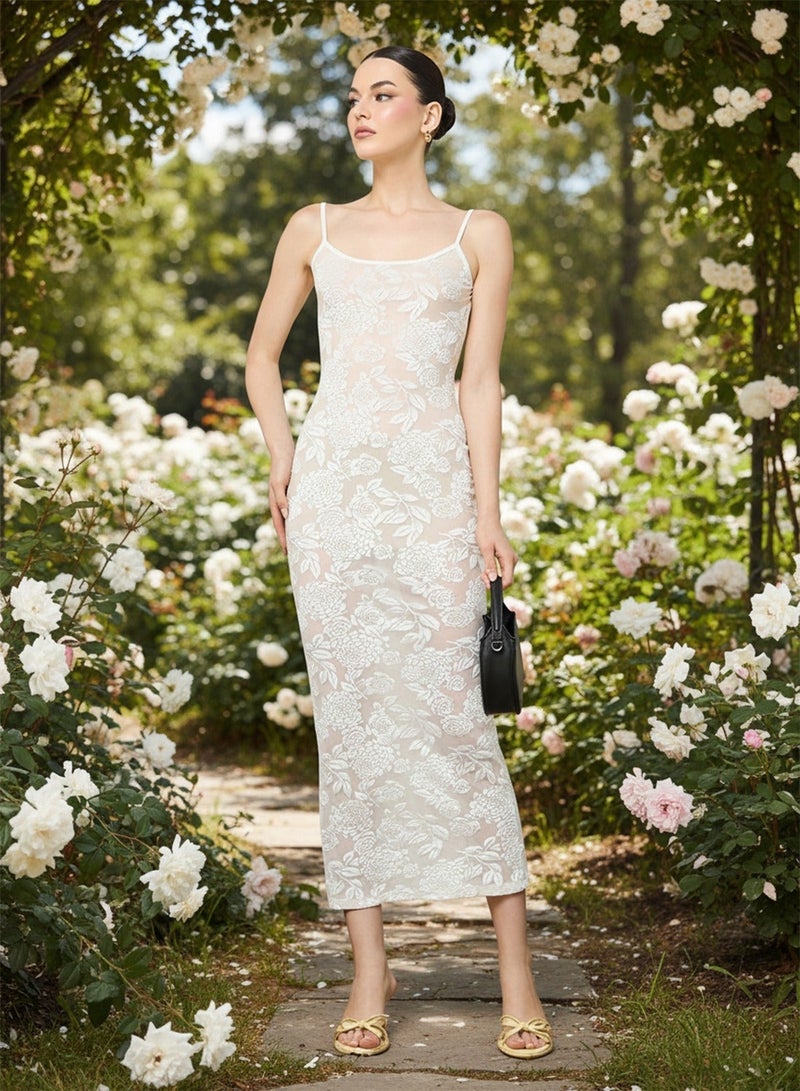 Ginger Cami Lace Slip Dress - Image 1