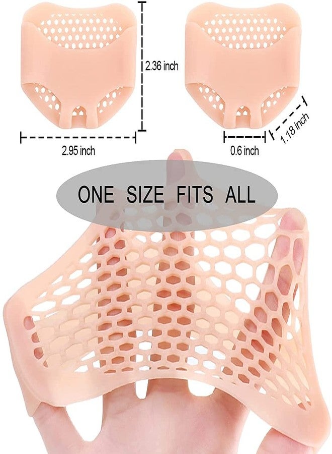 Clopic Clopic Silicone Gel Half Toe Sleeve & Forefoot Pads - Anti-Skid Heel Protectors for Pain Relief & Skin Repair - Prevents Slipping, Calluses, Corns, and Cracked Skin - Image 2