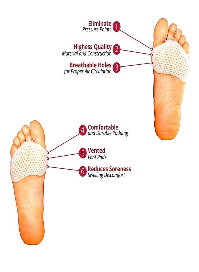 Clopic Clopic Silicone Gel Half Toe Sleeve & Forefoot Pads - Anti-Skid Heel Protectors for Pain Relief & Skin Repair - Prevents Slipping, Calluses, Corns, and Cracked Skin - Image 4