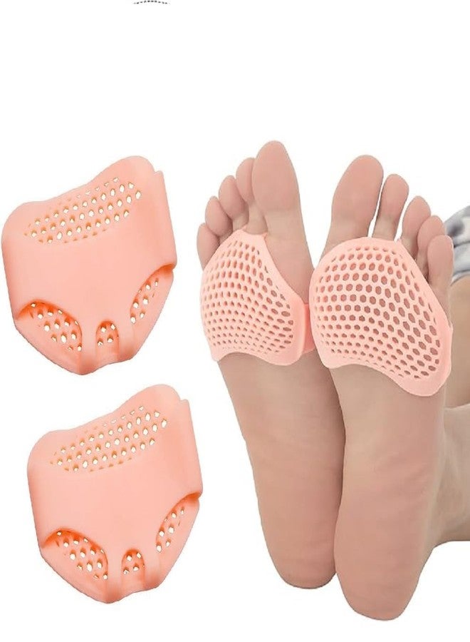 Clopic Clopic Silicone Gel Half Toe Sleeve & Forefoot Pads - Anti-Skid Heel Protectors for Pain Relief & Skin Repair - Prevents Slipping, Calluses, Corns, and Cracked Skin - Image 1