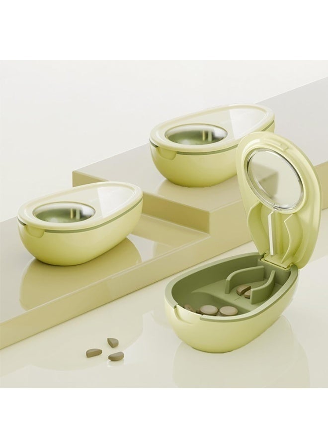 2-in-1 Pill Cutter, Portable Pill Box with 0.8mm Stainless Steel Blade, Suitable for Patients Who Need to Take Medication in Precise Doses - Image 5