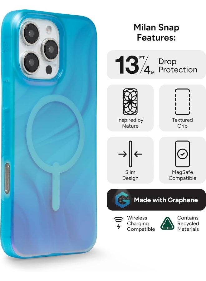 ZAGG Milan Snap Graphene-Reinforced Case Deep Aurora - Image 3