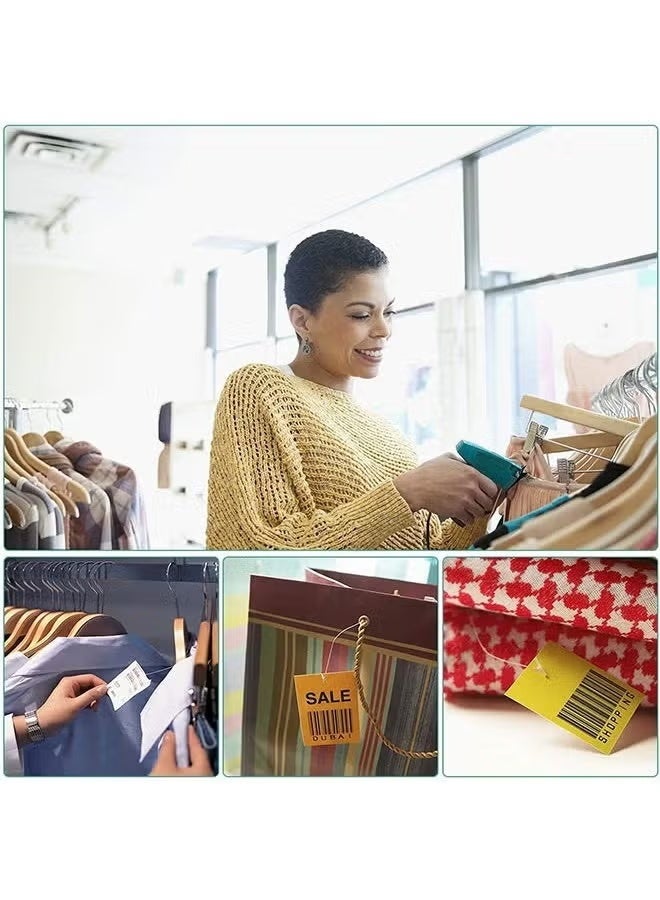 Tagging Gun for Clothing Standard Retail Price Tag Attacher Gun Kit for Clothes Labeler with 6 Needles and 10000 Barbs Fasteners for Store Warehouse Consignment Garage Yard Sale - Image 2