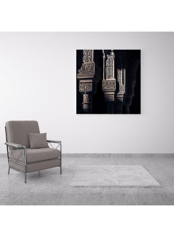 bpa Arabic Engraving And Design Canvas Wall Art Painting Wallart Muslim Ramadan Eid - 90 X 90 Cm - Image 4