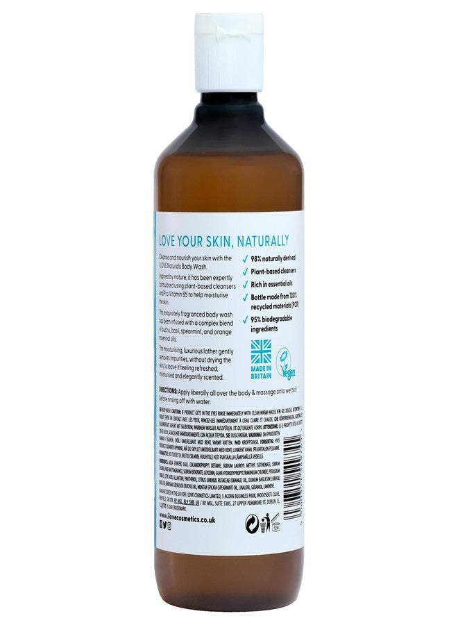 I Love Naturals Bergamot and Seaweed Body Wash - Moisturizing Body Wash - Infused with Essential Oils - Plant-Based Body Cleanser - 16.9 oz - Image 2