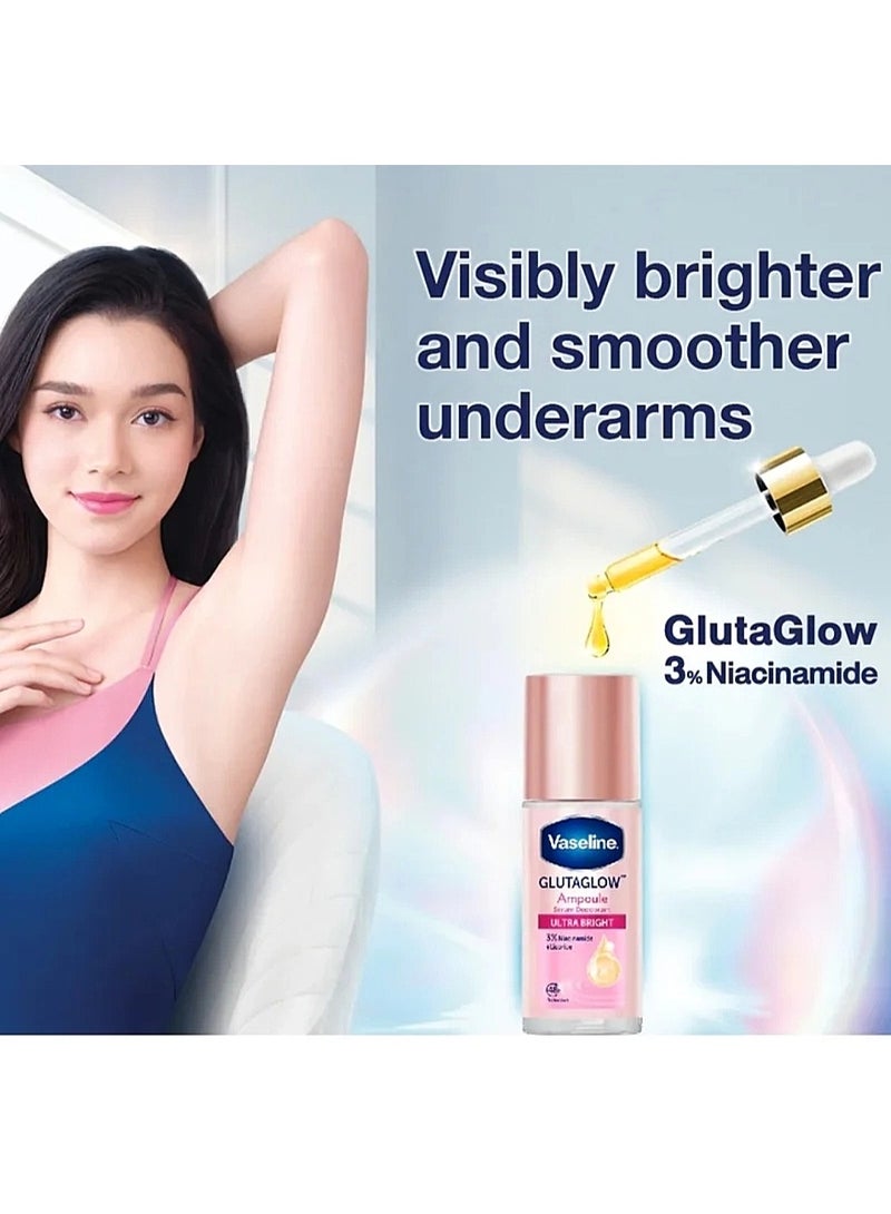 Vaseline Glutaglow Ultra Bright Ampoule Serum Deodorant - 45ml - Image 5