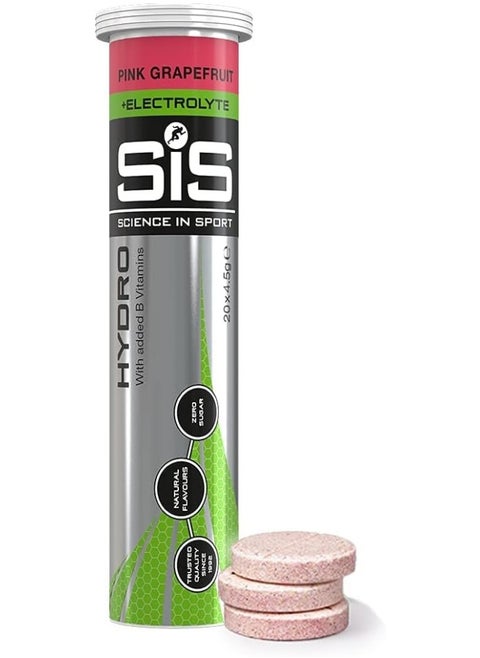 Go Hydro Tablets, Pink Grapefruit Flavored Hydration And Endurance Supplement Drink