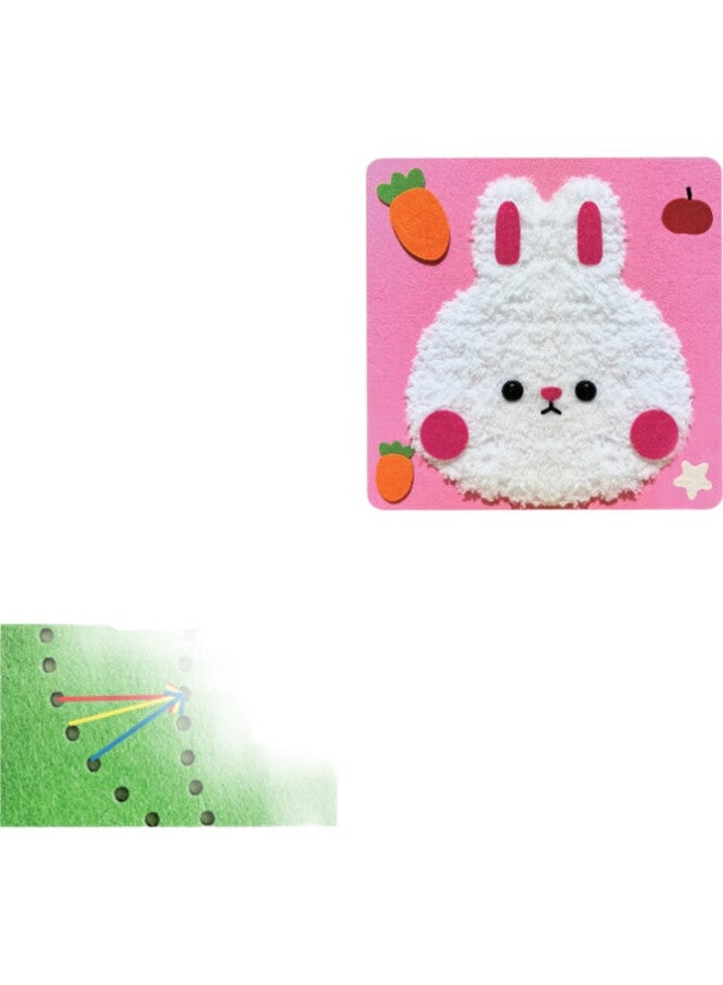 Dimoarch Dimanqi Handmade Wool Painting Embroidery, Children'S Cartoon Animal Poke Fun, Toddler Craft Kit, Making Pretend Play Toys - Image 3