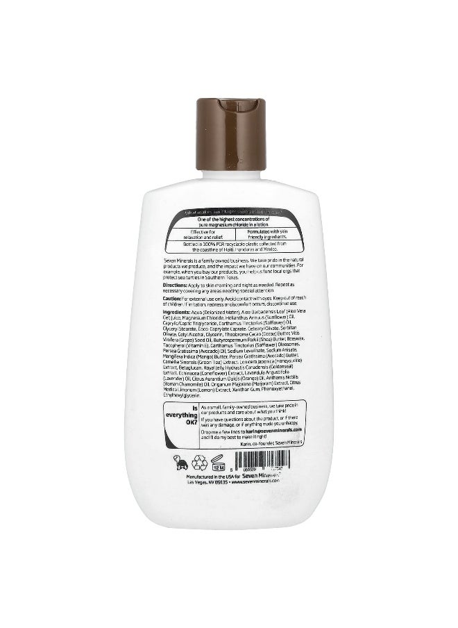 Seven Minerals Seven Minerals, Soothing Relief Magnesium Lotion, 8 fl oz (237 ml)  - Image 2