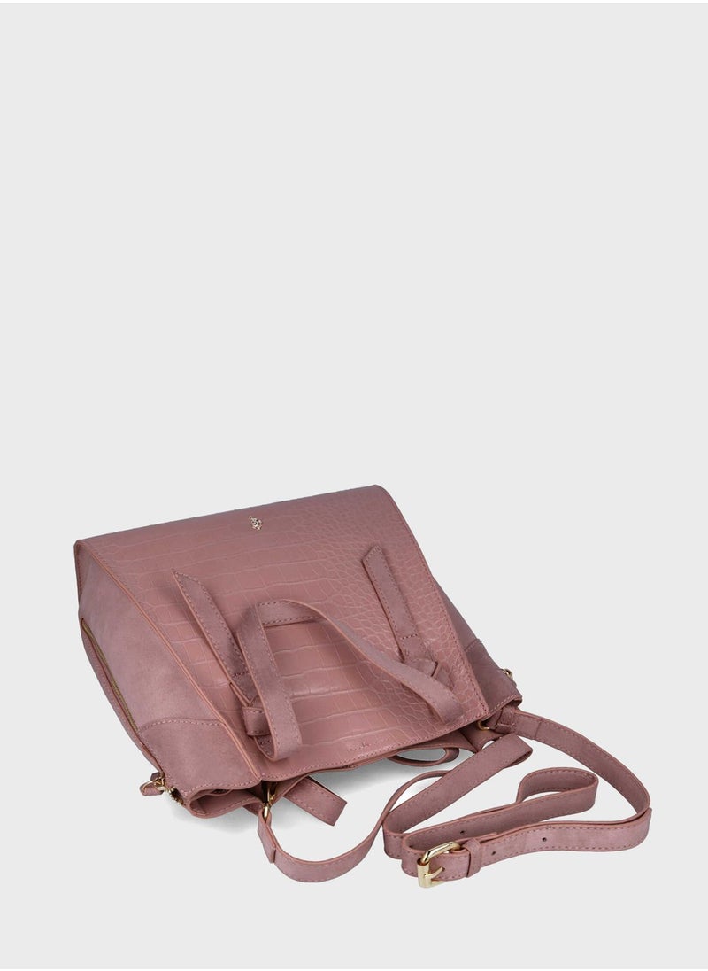 MENBUR - Knot Bow Large Tote Bag - Image 1