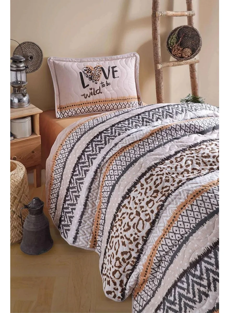 كلاسي Ranforce Bedspread Single Afro V1 Salmon