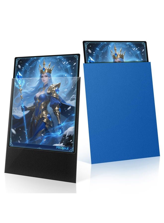 Proijeut 200 Pack Card Sleeves, Matte Dual Trading Card Sleeves with Opaque Back & Smooth Shuffle, Tear Resistant Card Protectors Sleeves for MTG, TCG, Sports Cards, Game Cards (Wisdom Blue) - Image 1