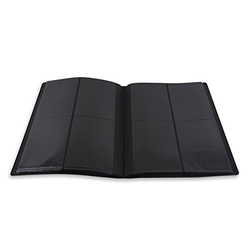 Vault X 4 Pocket Trading Card Strap Binder, 160 cards, Standard, 20 Side-Loading Pages, Folder for Collectible Card Games, Sports, TCG (Black) - Image 4