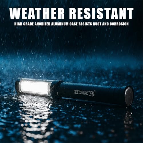 Grip Wide Beam COB Pen Light - 3 Modes: 400 Lumens, 160 Lumens, Blinking Red - Magnetic Bottom - Home, Garage, Workshop - Image 3