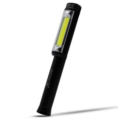 Grip Wide Beam COB Pen Light - 3 Modes: 400 Lumens, 160 Lumens, Blinking Red - Magnetic Bottom - Home, Garage, Workshop - Image 1
