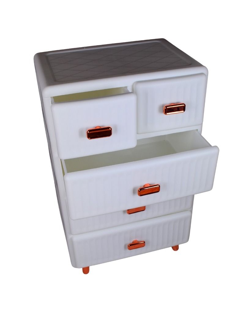 4-Layer Storage Drawer Cabinet  40X55X106cm - Image 3