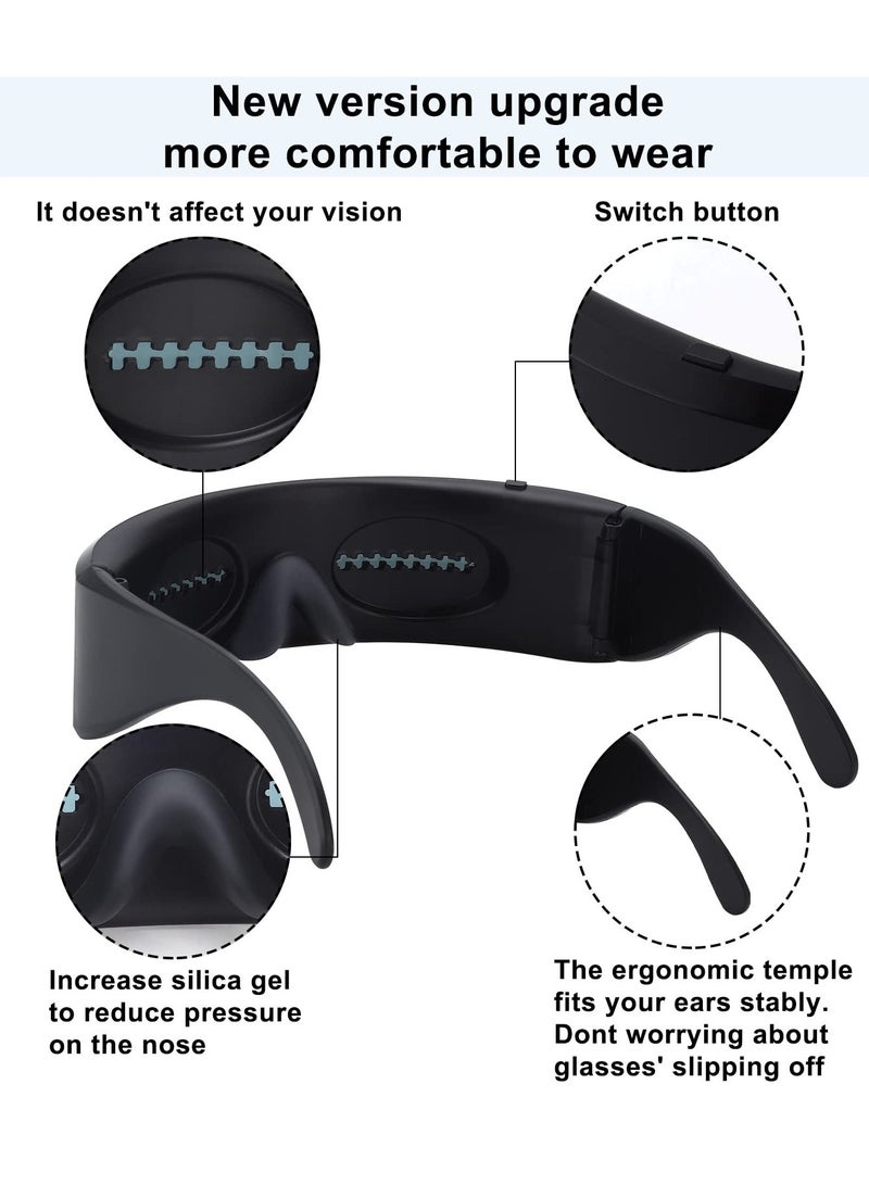 LED Customizable Bluetooth Glasses APP Control LED Display Smart Glasses for Festivals Raves Birthday Costumes - Image 2