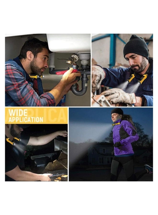 Rechargeable Work Light - 200 Lumens High Brightness Neck Reading Light, Portable Emergency LED Flashlight, 2 Light Modes, Perfect for Mechanics, Outdoor, Camping, Hunting, USB Charging, ABS Material, Matte Finish, 20m Range, Spotlight Functionality, Non-Waterproof, Mechanic Lighting Gear | Versatile LED Flashlight | USB Rechargeable Light - Image 5