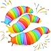 Cevioce Fidget Slug Toy Sensory Slug Fidget Toys for Kids Adults 3Pcs Autism Sensory Toys for Autistic Children ToddlersAsmr Toys3 4 5 6 7 8 Year Old Girl Boy Birthday Gifts - Image 3