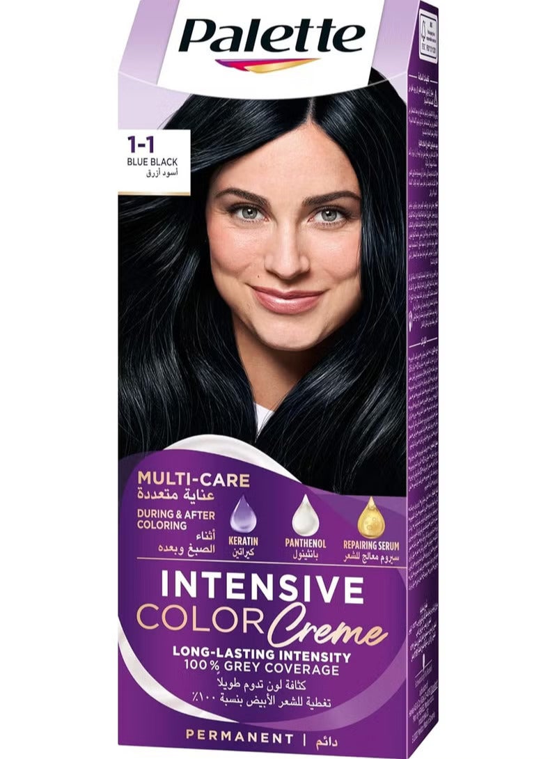 Palette Intensive Color Cream 1-1 Blue Black 110 ml