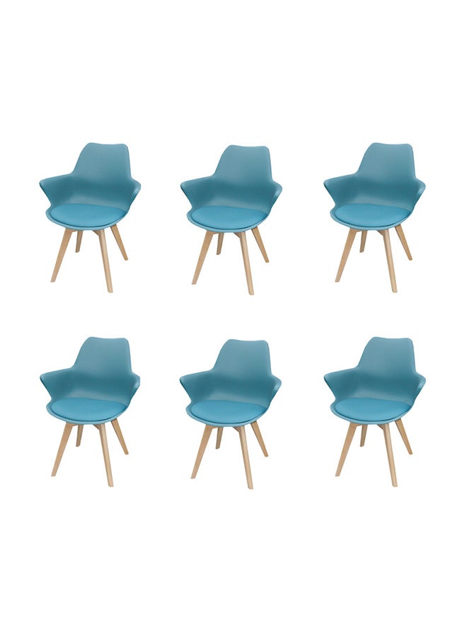 JILPHAR FURNITURE Jilphar Furniture Galaxy Design Armless Dining Chair 1300F set of 6pcs 