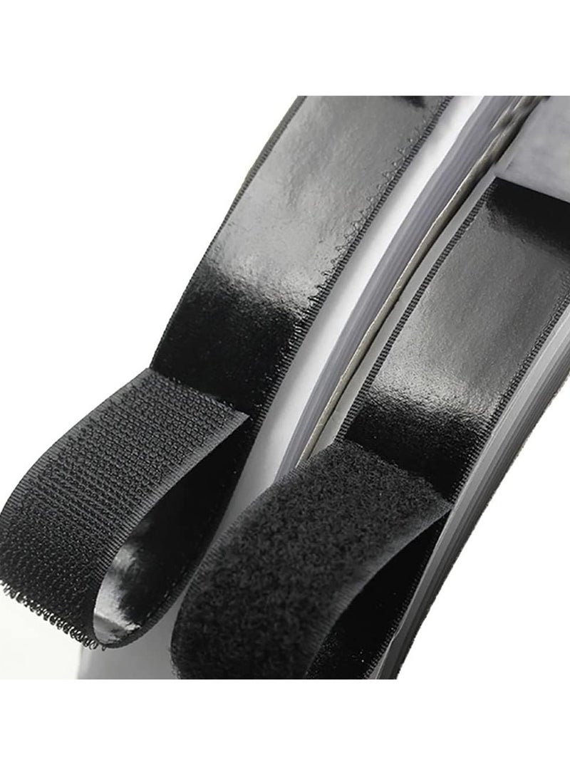 Generic Double-Sided Adhesive, 6M Hook and Loop Tape Velcro Adhesive Strip Self Sticky Back Strip, Strong Self-Adhesive Tape for Curtains Window Office Home  - Image 5