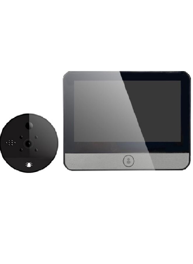 Digital Door Viewer With Door Bell Black  - Image 3