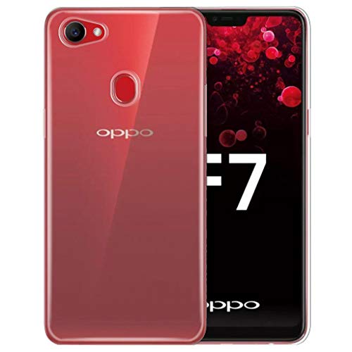 Plus Soft Silicone TPU Transparent Clear Case Soft Back Case Cover with Packaging Kit for Oppo F7 - Image 2
