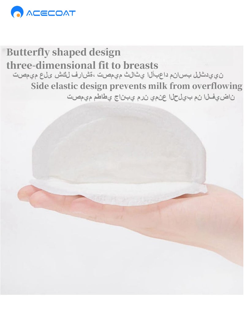 ACECOAT 100PCS Breast Pads,Nipple covers,Stay Dry Disposable Nursing Breast Pads,Soft and Super Absorbent Breast Pads,Leakproof Design - Image 3