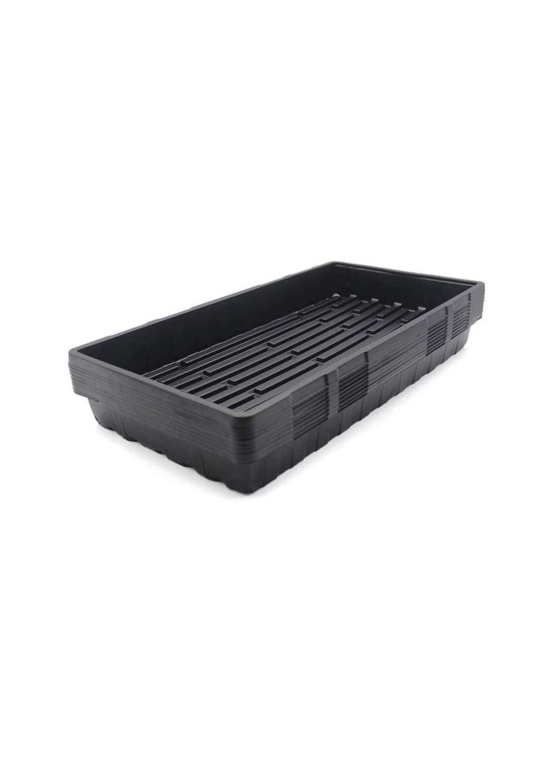 Generic Pack of 10 Reusable Thick Seed Starter Trays, Strong Plant Growing Kit Without Drain Holes for Cloning Gardening Countertop Sprouts Herbs  - Image 1