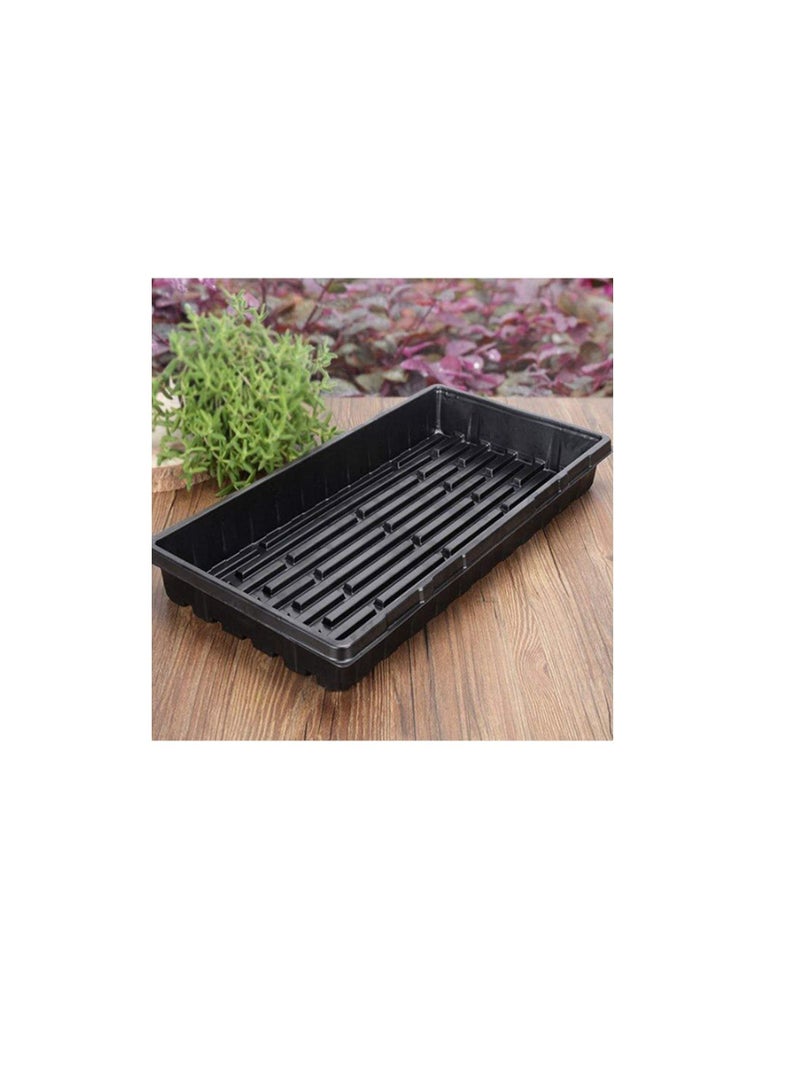 Generic Pack of 10 Reusable Thick Seed Starter Trays, Strong Plant Growing Kit Without Drain Holes for Cloning Gardening Countertop Sprouts Herbs  - Image 2
