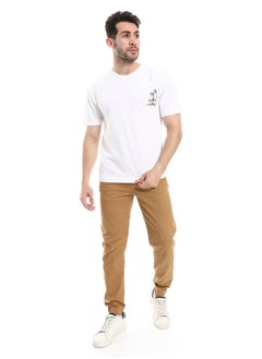 Elastic Waist With Drawstring Pants_Copper