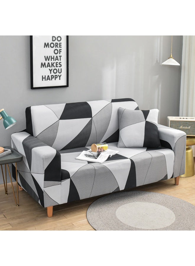 FASHION HOME أغطية أريكة قابلة للتمدد غير قابلة للانزلاق مع أحزمة مرنة لحماية الأثاث قابلة للغسل ومضادة للانزلاق - Image 2