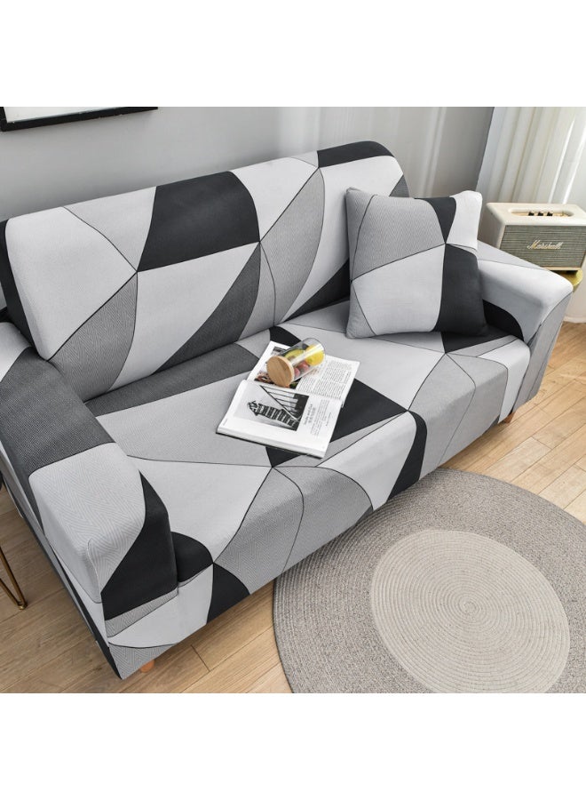 FASHION HOME أغطية أريكة قابلة للتمدد غير قابلة للانزلاق مع أحزمة مرنة لحماية الأثاث قابلة للغسل ومضادة للانزلاق - Image 3